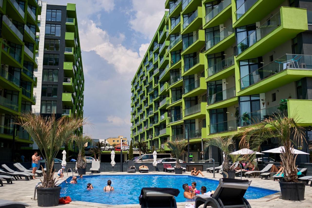 Dava Aparthotel Pool & Spa Mamaia Nord Năvodari Екстериор снимка